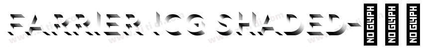 Farrier ICG Shaded字体转换